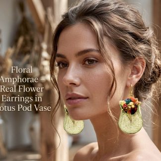 Real flower jewelry
