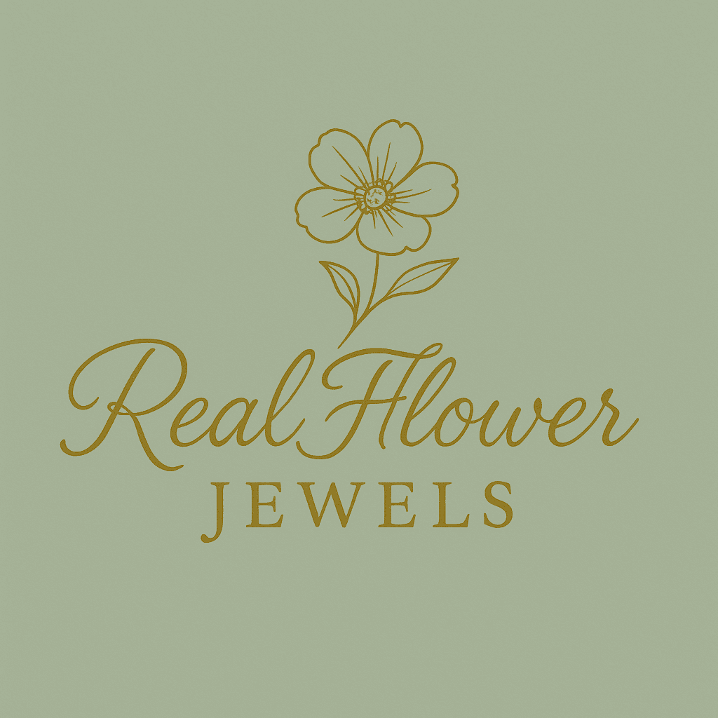Real flower jewelry