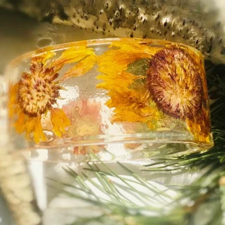 Sunflower Bangle Bracelet