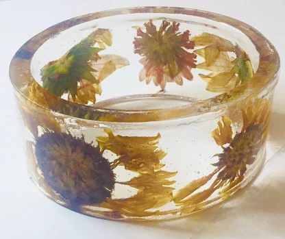 Sunflower Bangle Bracelet