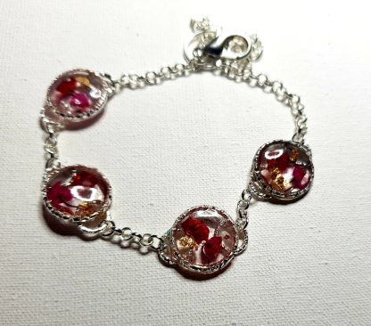 Crimson Bells – Real Red Lily of the Valley Resin Jewelry Set