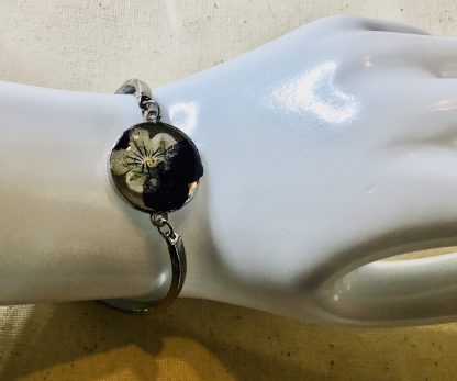 Violet Grace – Real Pansy Flower Jewelry Set