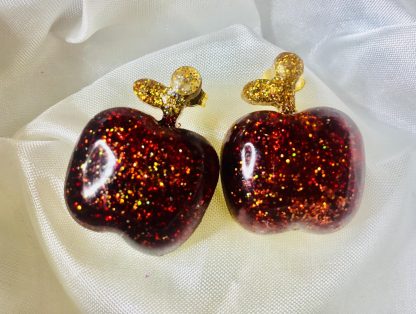🍒 Fruit Earrings Set – Apple, Cherry & Pear 🍐