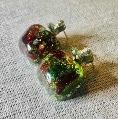🍒 Fruit Earrings Set – Apple, Cherry & Pear 🍐