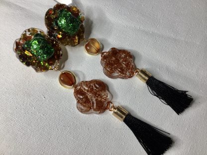 Whimsy in the Wild” – Handmade Teddy Bear Drop Earring
