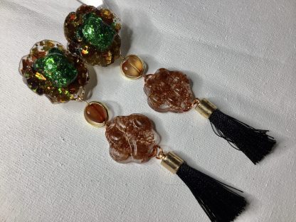 Whimsy in the Wild” – Handmade Teddy Bear Drop Earring