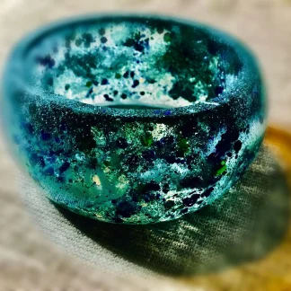 "Fantasy Tide" – Ocean-Inspired Resin Bangle