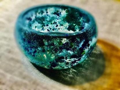 "Fantasy Tide" – Ocean-Inspired Resin Bangle