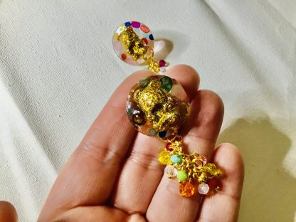 JoyDrops – Colorful Teddy Bear Dangle Earrings