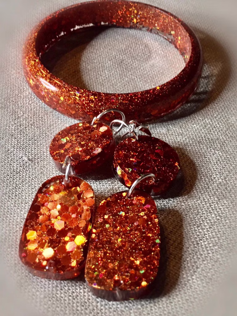 custom bangle set, glitter earrings, handmade jewelry, pink bangle set, gift for her, sparkle jewelry, bridesmaid gift, resin jewelry, glitter bangle, statement earrings, custom glitter, bridal party gift, birthday gift, glam earrings, glitter resin, pink sparkle set, handcrafted jewelry, personalized gift, bangle set for her, pink party set, fashion jewelry, custom earrings, resin bangle set, wedding jewelry, fun earrings gift, elegant glitter set, unique gift idea, jewelry for women, cute pink earrings, festive accessories