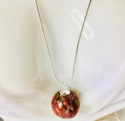 Eternal Blooms – Real Red Hydrangea Resin Jewelry Set