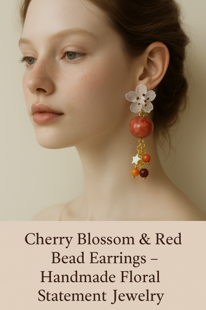 Blossom Galaxy" – Handmade Jewelry with Real Flowers