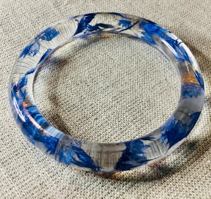 Radiant Coneflower Harmony – Handcrafted Bangle & Earrings Set