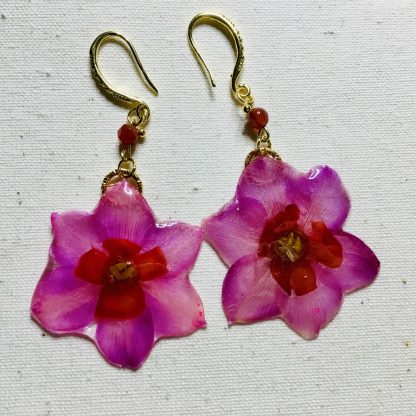 Eternal Sunshine Bloom" – Handmade Real Daffodil Flower Jewelry