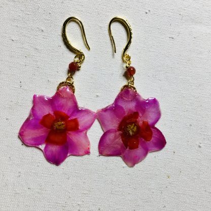 Eternal Sunshine Bloom" – Handmade Real Daffodil Flower Jewelry
