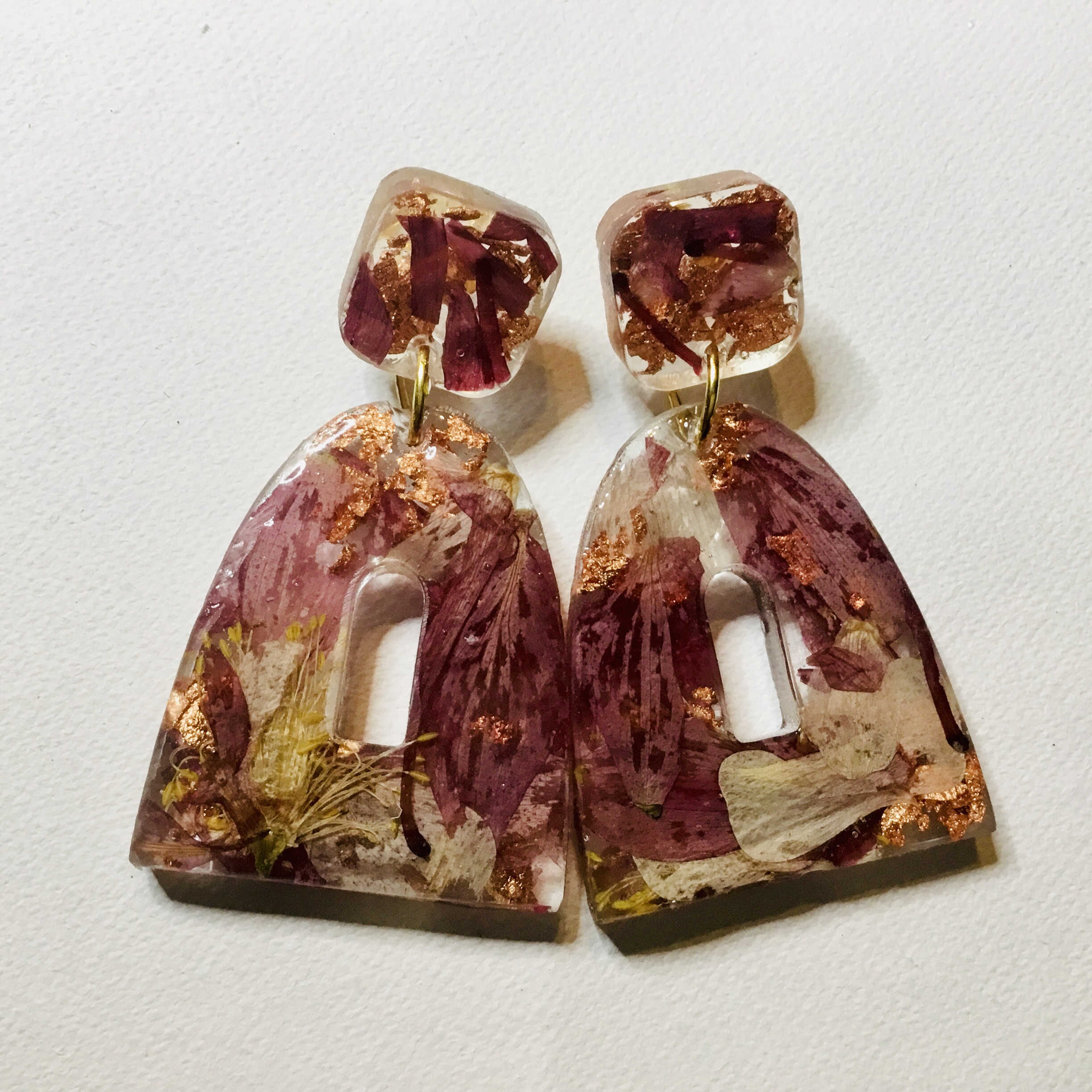 Petal Luxury – Real Flower Statement Earrings - Image 7