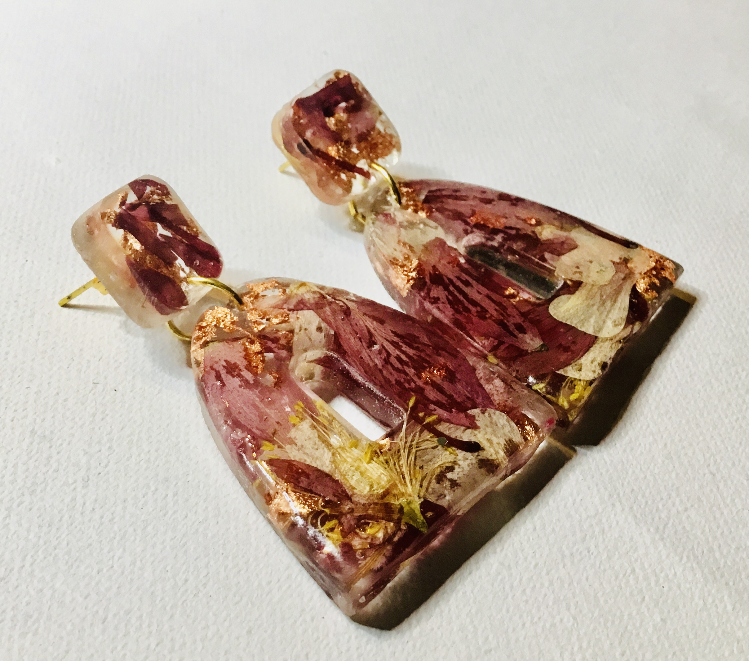 Petal Luxury – Real Flower Statement Earrings - Image 8