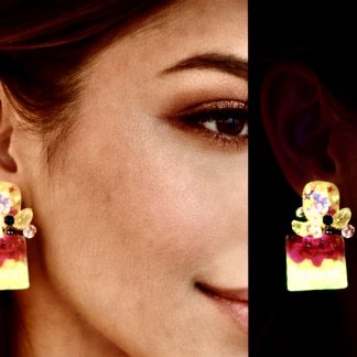 lemon earrings, citrus earrings, flower resin jewelry, real flower earrings, botanical jewelry, summer earrings, glow earrings, glow in dark, handmade earrings, resin earrings, statement earrings, fruit jewelry, lemon jewelry, citrus jewelry, citrine beads, ruby beads, glitter earrings, boho earrings, unique gift, gift for her, summer jewelry, nature jewelry, floral earrings, artisan jewelry, lightweight earrings, festival jewelry, beach earrings, romantic gift, dainty statement, handmade resin