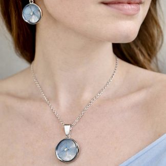 Blue Muse Hydrangea Jewelry Set –